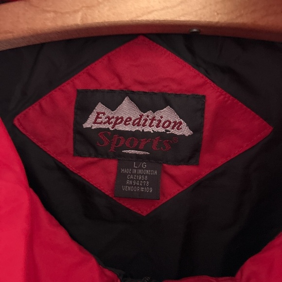 RARE Nissan Pathfinder vintage jacket windbreaker red size large racing truck - Picture 5 of 8